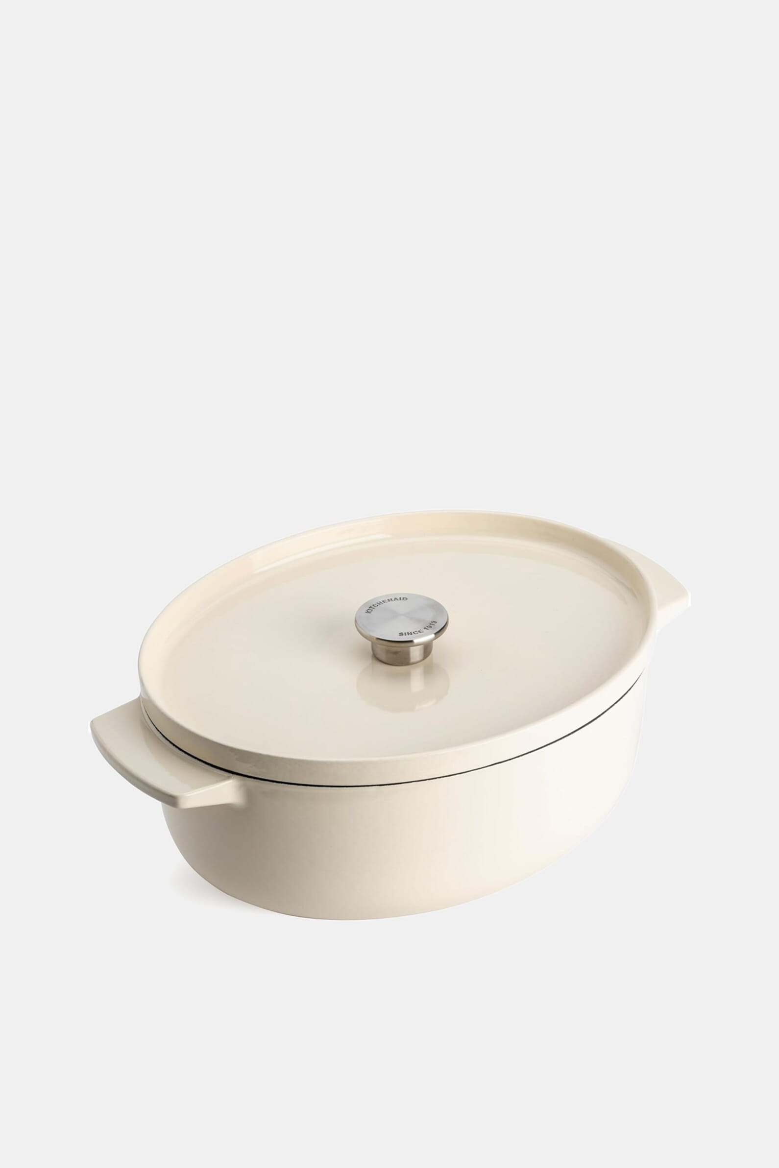 Гусятниця чавунна з кришкою KitchenAid 30 см