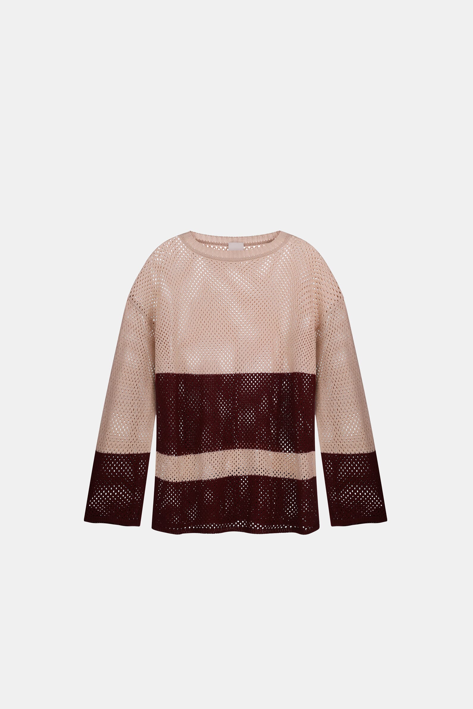 Светр Beige Grid Sweater