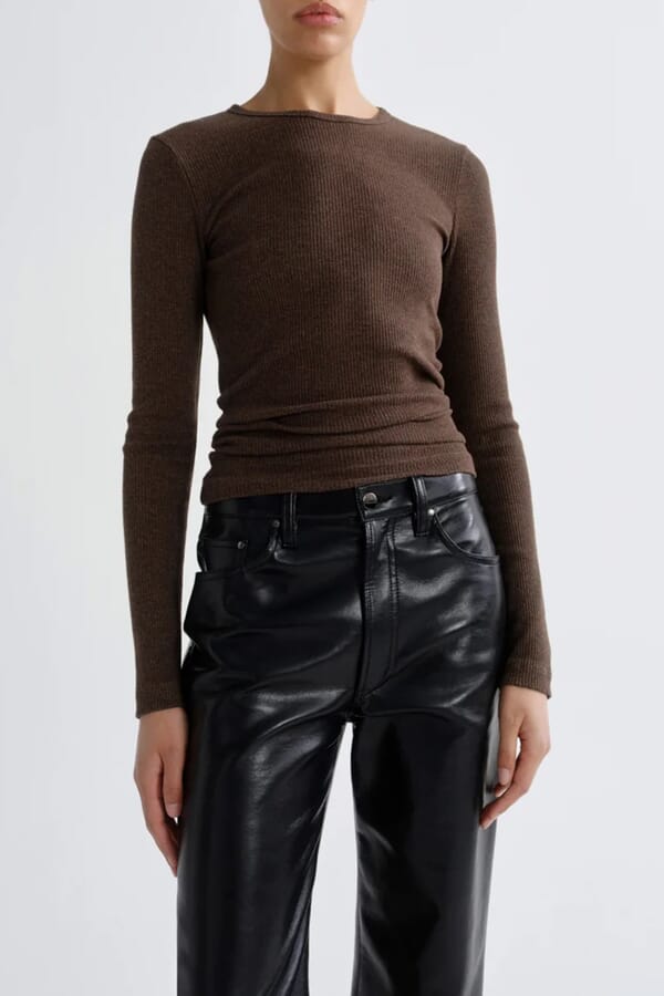 Agolde Лонгслив Delphi Slim Tee 00680054_05 №2