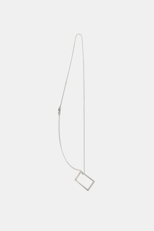le gramme Ланцюжок з підвіскою Rectangle necklace le 2,6g 00425415_30  №1