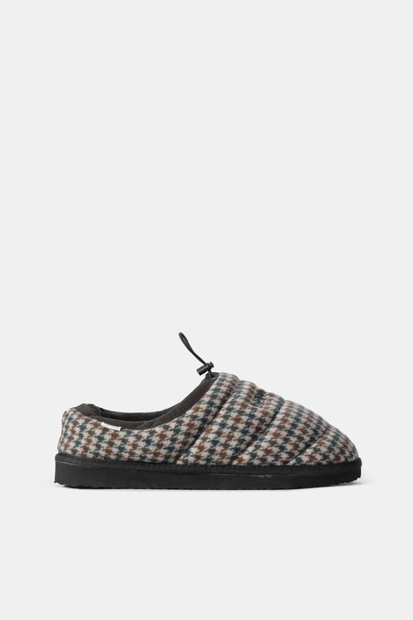 Les Deux Тапочки Trey Houndstooth Slipper 00502233_12  №1