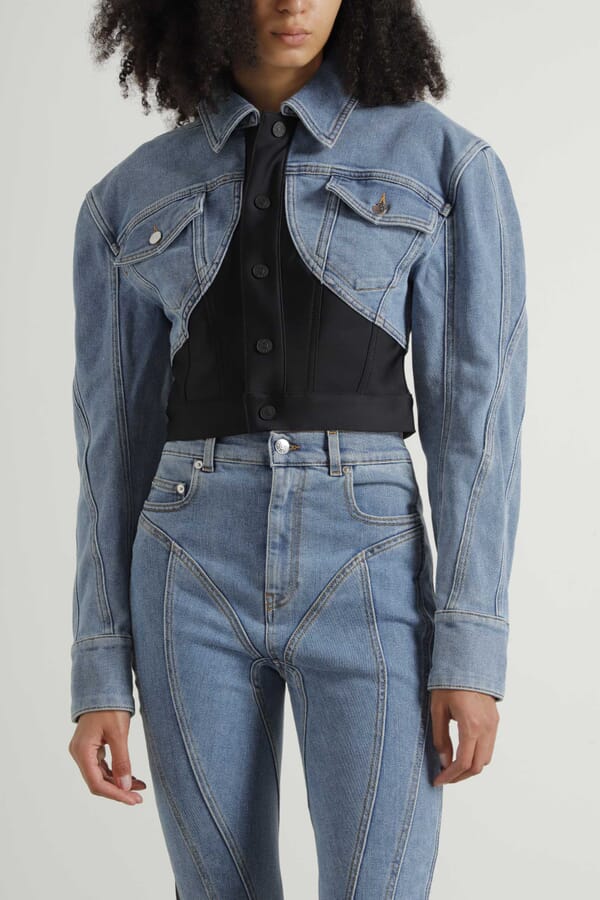 MUGLER Джинсова куртка-жакет 00495190_03 №2