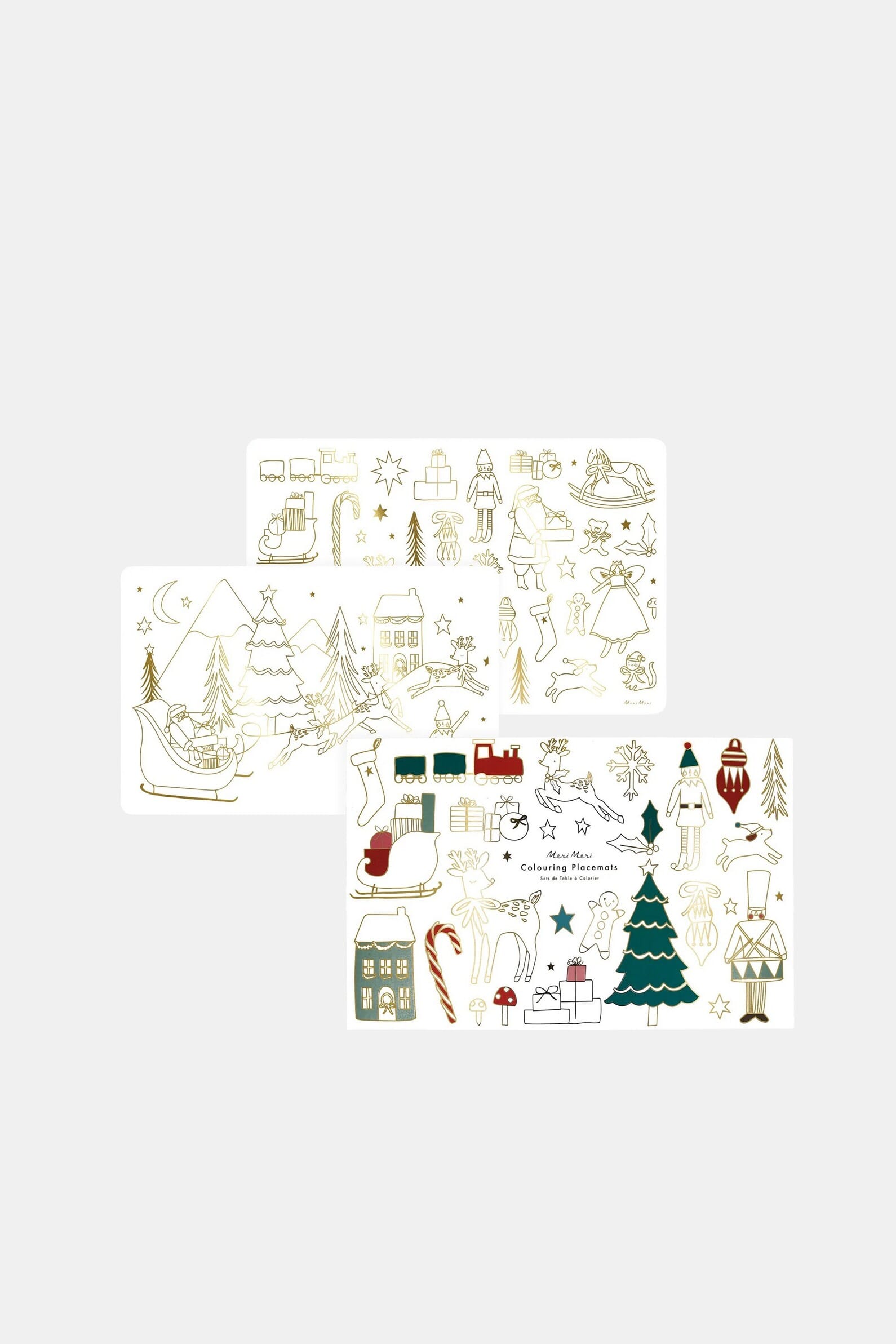 Набор раскрасок плейсматов Christmas