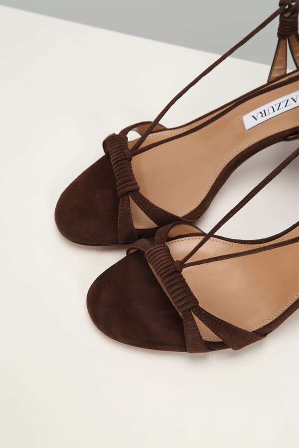 Aquazzura Замшеві босоніжки 00344382_01 №2