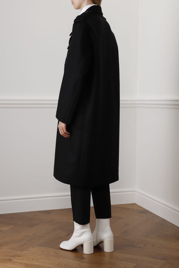 MM6 Maison Margiela Пальто з вовни 00449755_01 №3