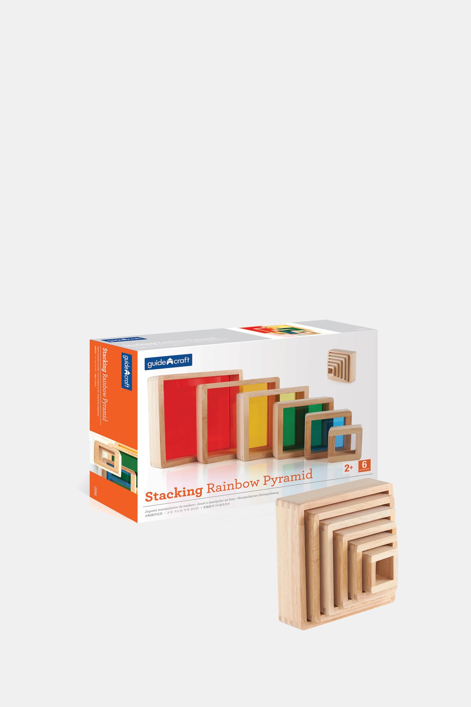 Набор блоков Guidecraft Block Play "Цветовая Пирамидка"