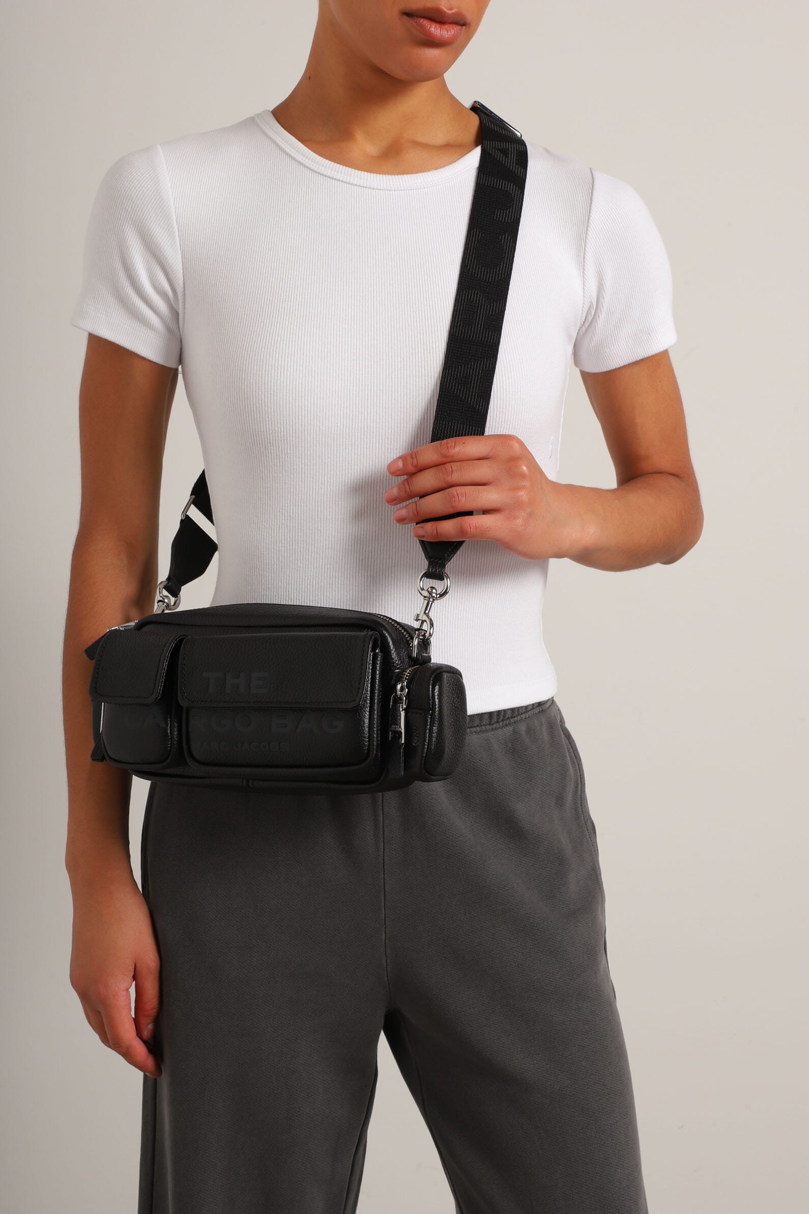 Кожаная сумка The Leather Cargo Bag Marc Jacobs 00585484_01