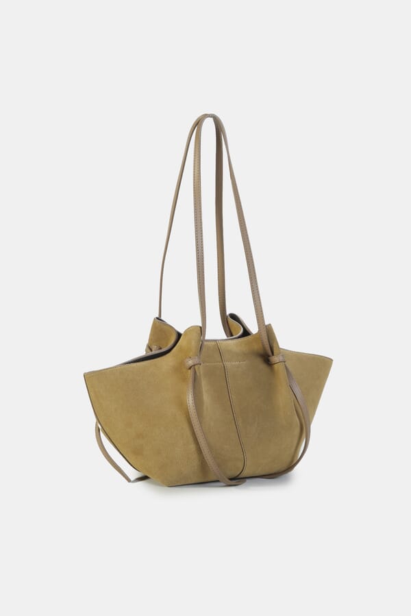 Yuzefi Замшева сумка LARGE MOCHI (COGNAC SUEDE) 00488656_07 №3