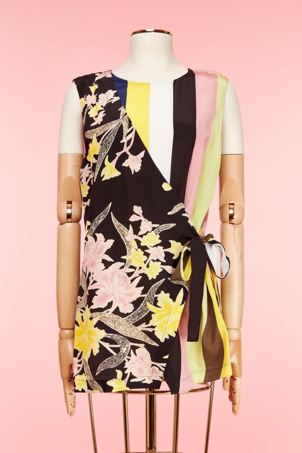 Diane von Furstenberg Шовковий топ 00212392_21  №1