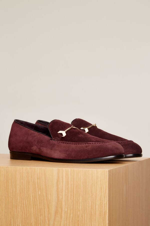 Jimmy Choo Замшеві лофери 00164443_15 №3
