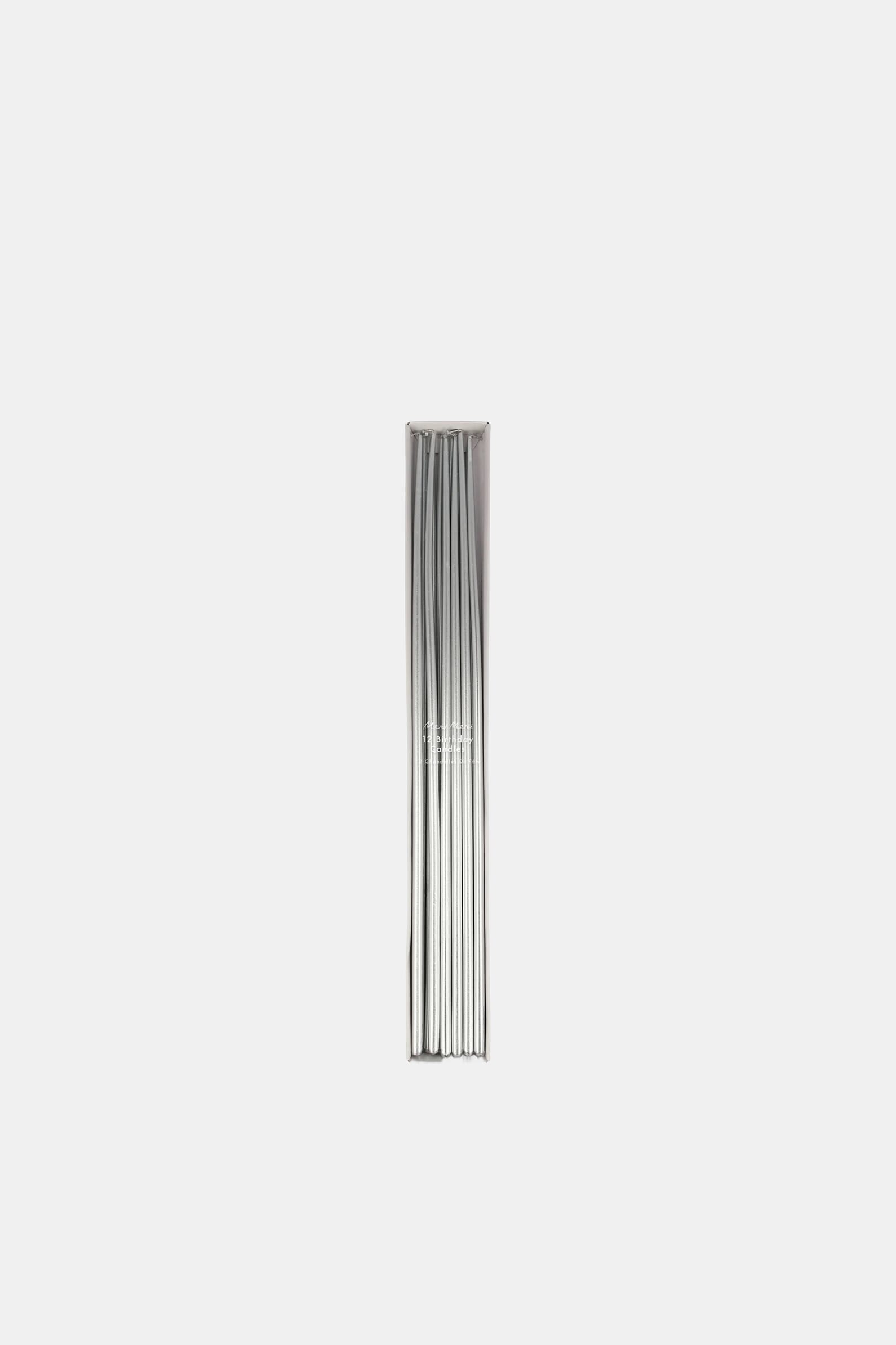 Набір свічок Silver Tall Tapered Candles