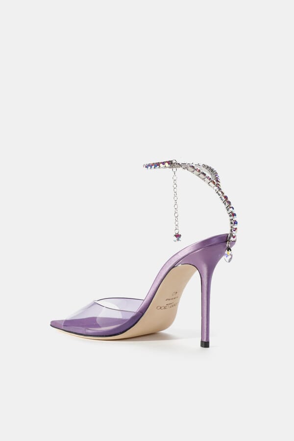 Jimmy Choo Босоніжки-слінгбек Saeda 100 violet 00472321_15 №3