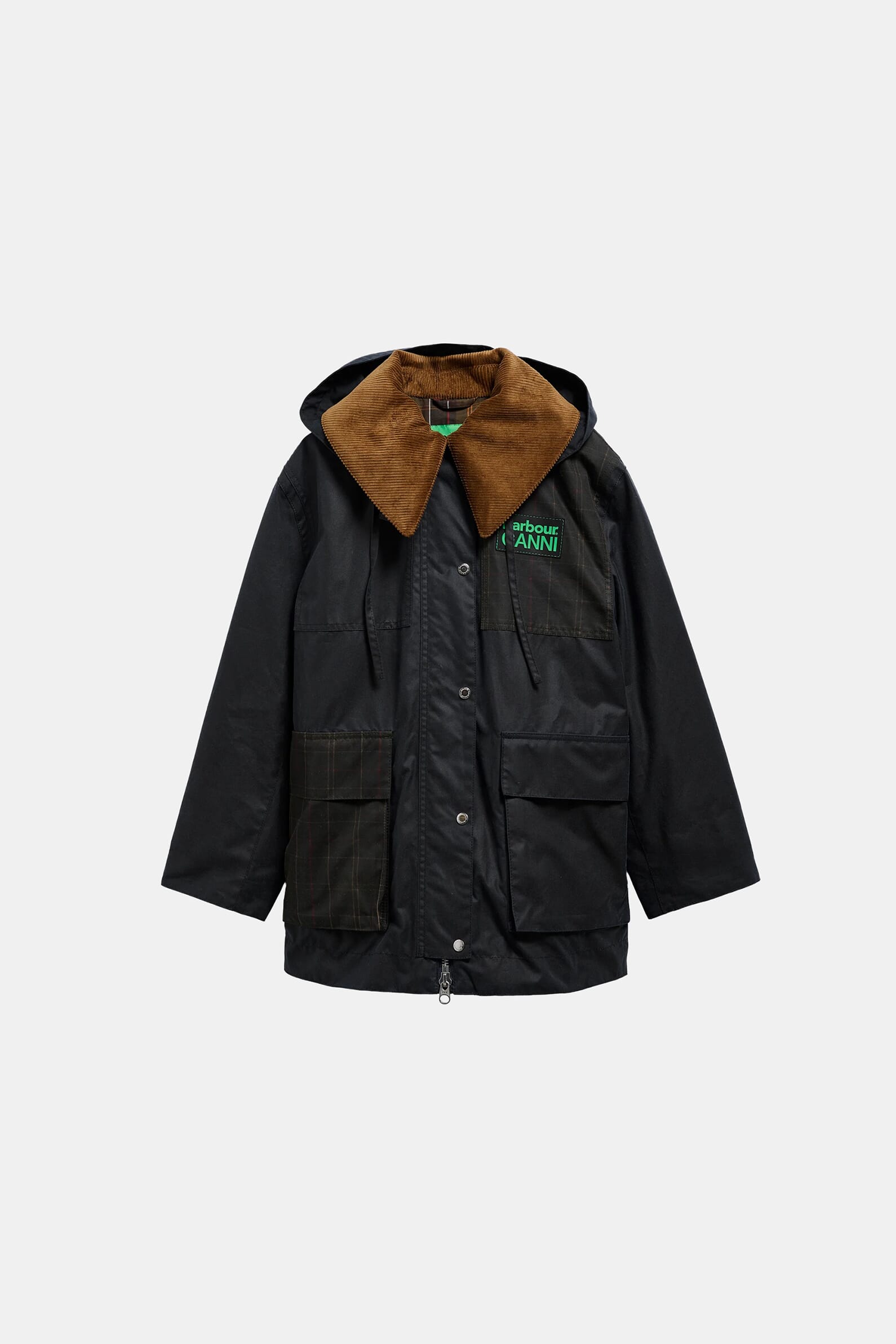 Вощеная парка Barbour x GANNI Barbour x GANNI 00636527_04 - Онлайн