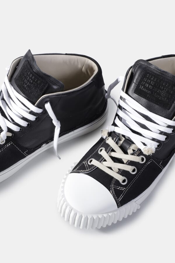 Maison Margiela Кожаные кеды New Evolution 00494671_01 №3