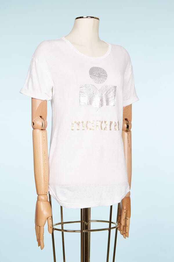 Isabel Marant Étoile Футболка із льону 00276823_18 №3