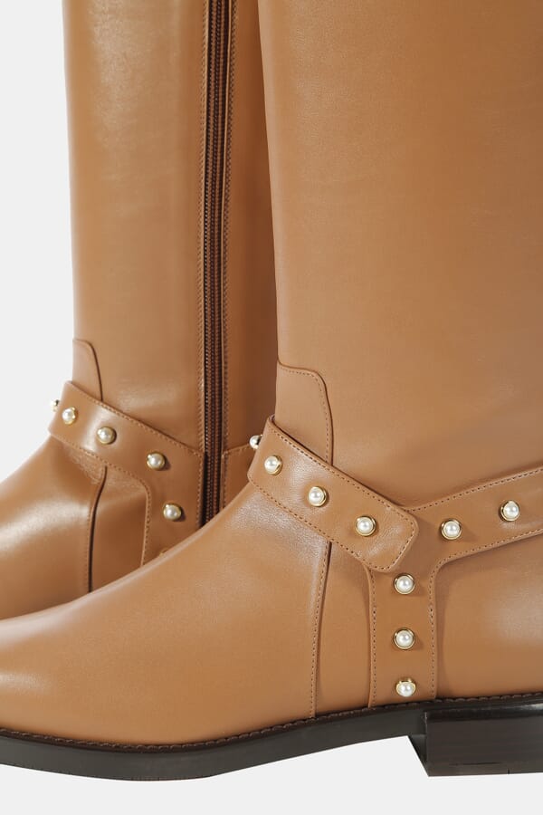 Stuart Weitzman Шкіряні чоботи 00459337_12 №3