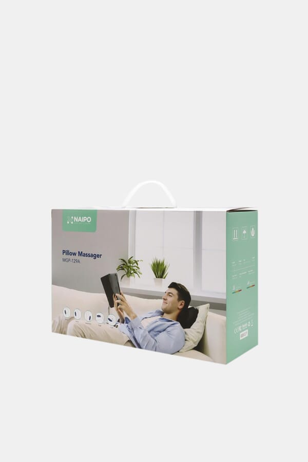 Naipo Масажер-подушка NAIPO Shiatsu Pillow Massager with Heat for Back and Neck для плеч та шиї з підігрівом та додатковою функцією масажу Шиатцу; модель - MGP-129A 00577024_35  №4