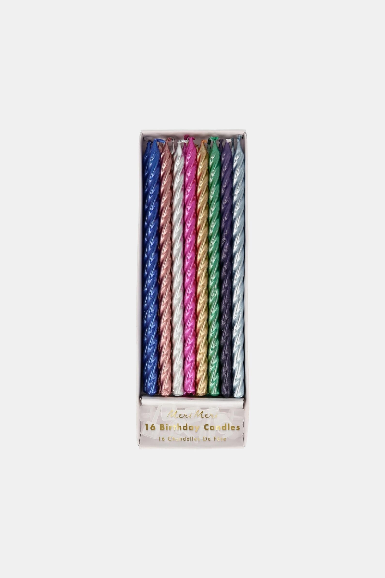 Набор свечей Multi Metallic Twisted