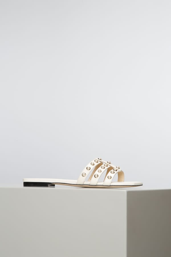 Jimmy Choo Шкіряні шльопанці 00427771_18 №1