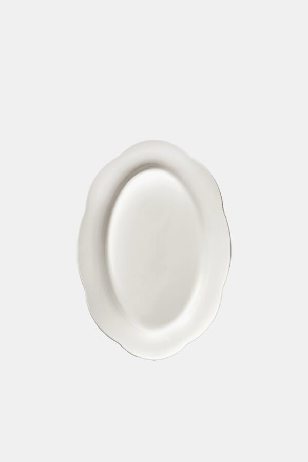 SERAX Тарілка HIGH OVAL PLATE L WHITE SILHOUETTE 00657792_18 №2