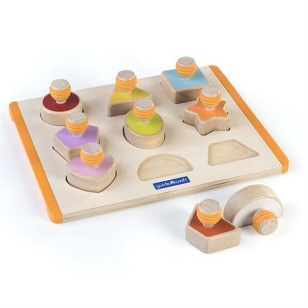 Guidecraft Сортер Guidecraft Manipulatives "Формы с ручками" 00608164_35 №2
