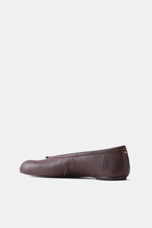 Maison Margiela Кожаные балетки Tabi 00610446_05  №3