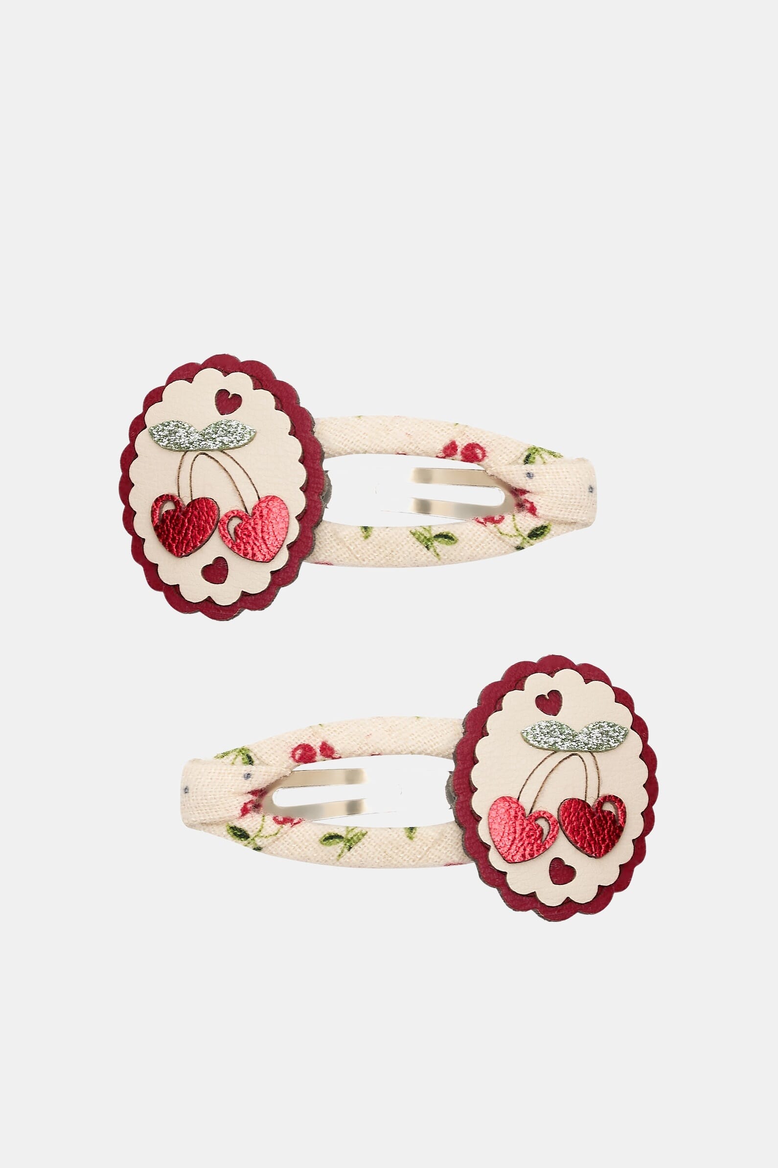 Заколки SCALLOP FRAMED CHERRIES CLIC CLACS