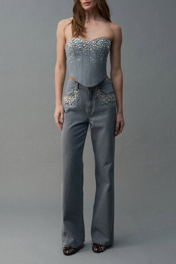 Selvage Studio Корсет з деніму 00654342_08 №3