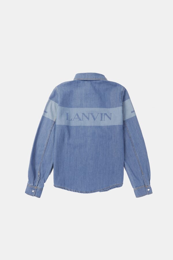 Lanvin kids Джинсова сорочка 00477442_04 №2