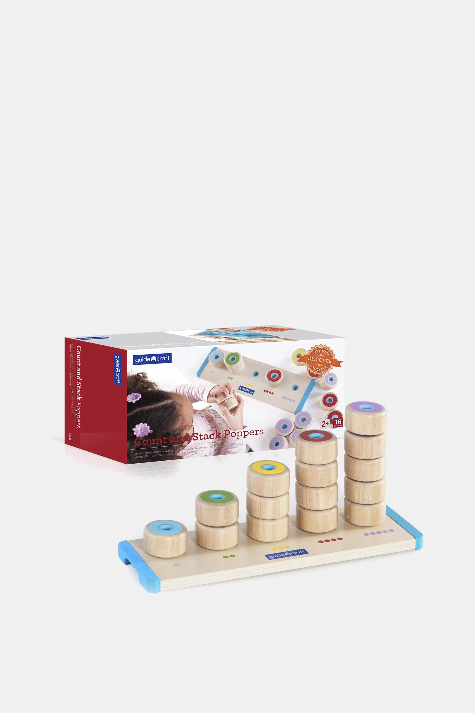 Набор для обучения Guidecraft Manipulatives "Счетные столбики"