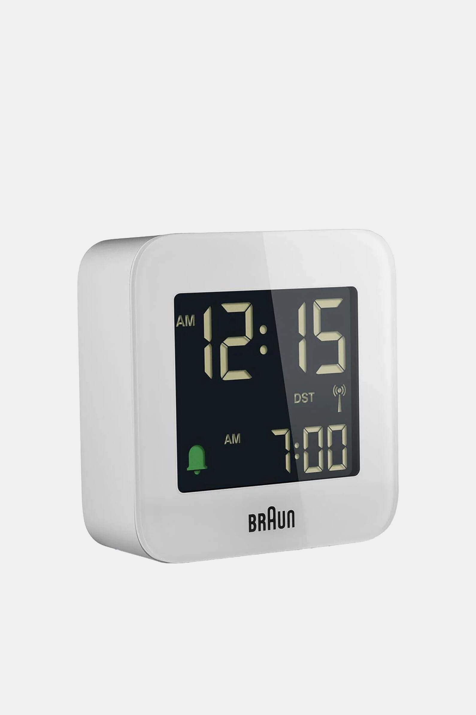 Годинник настільний Braun LCD alarm clock - white