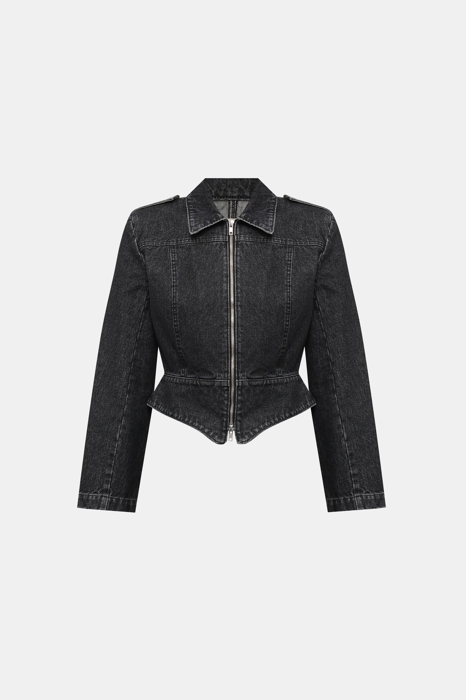 Жакет Ruffled Denim Jacket