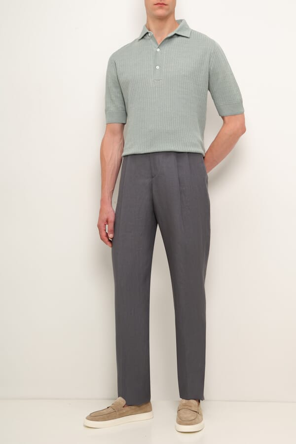Lardini Брюки з льону 00657973_08 №2