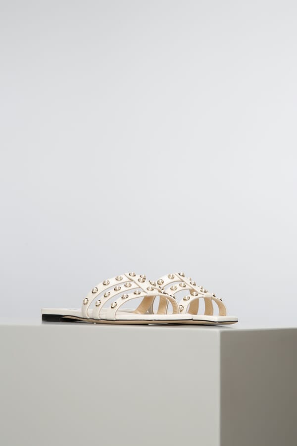 Jimmy Choo Шкіряні шльопанці 00427771_18 №3