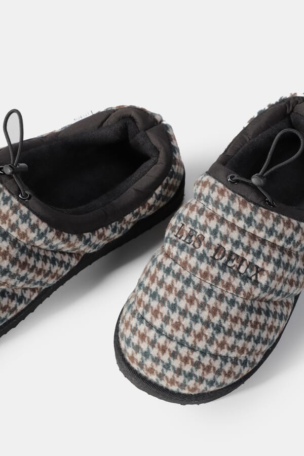 Les Deux Тапочки Trey Houndstooth Slipper 00502233_12  №3