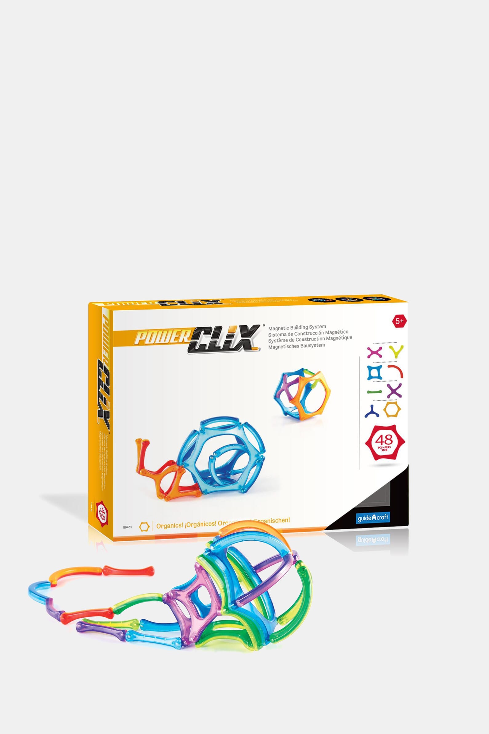 Конструктор Guidecraft PowerClix Organics