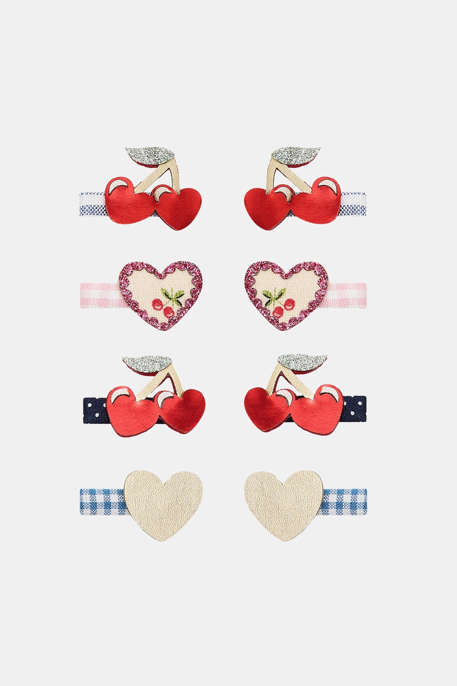 Заколки RED CHERRIES MINI CLIPS