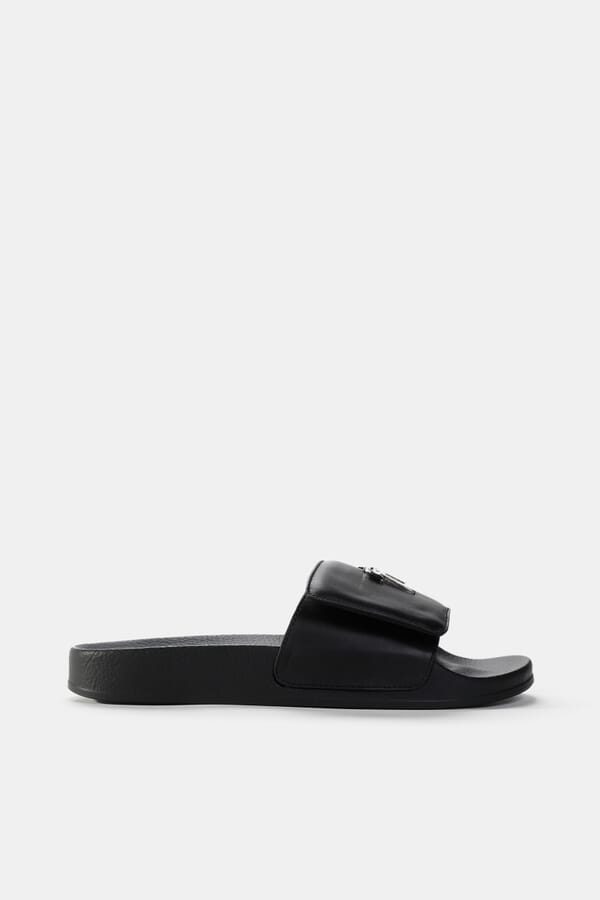Giuseppe Zanotti Шкіряні шльопанці 00477203_01 №1