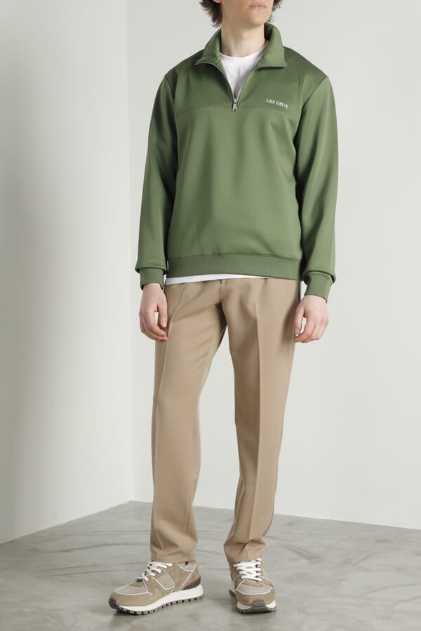 Les Deux Світшот Ballier Half-Zip Track Sweatshirt 00473139_07 №4