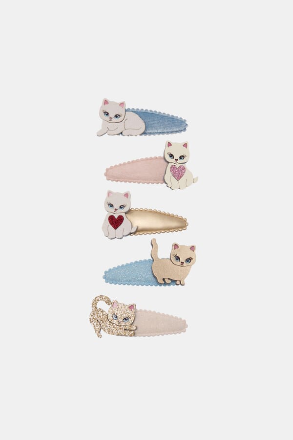 Mimi&Lula Набор заколок CUTEY KITTEN MINI HAIR 00677261_35  №1