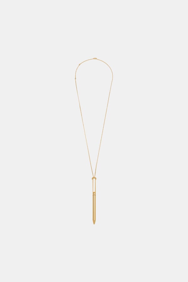 Ami Paris Ожерелье Pen pendant necklace 00680890_29  №1