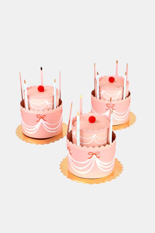 Meri Meri Набір шляпок Fancy Cake Party Hats 00654570_35  №1