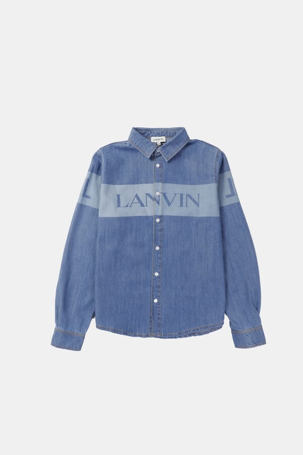 Lanvin kids Джинсова сорочка 00477442_04 №1