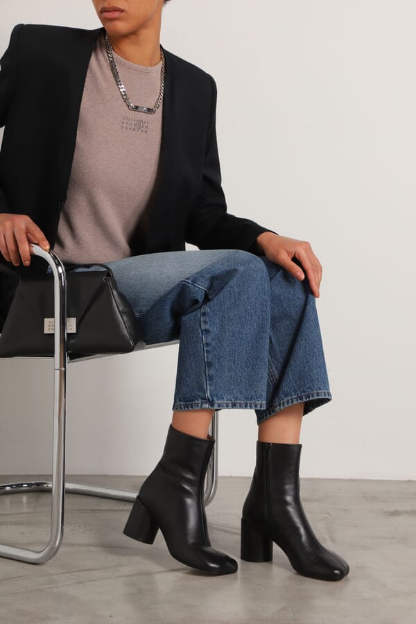 MM6 Maison Margiela Шкіряні ботильйони 00494734_01 №2