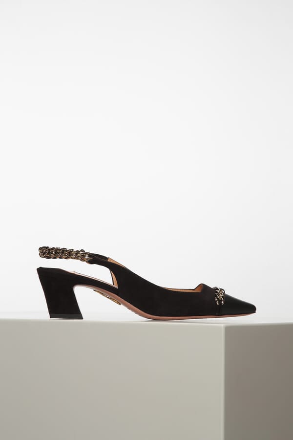 Aquazzura Замшеві слінгбеки 00406160_01 №1