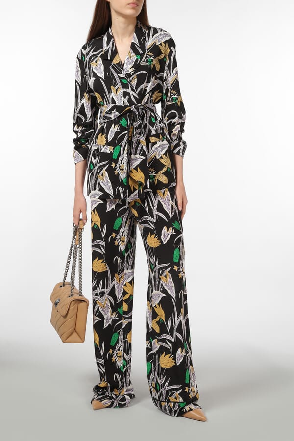 Diane von Furstenberg Брюки з шовку 00334492_01 №4
