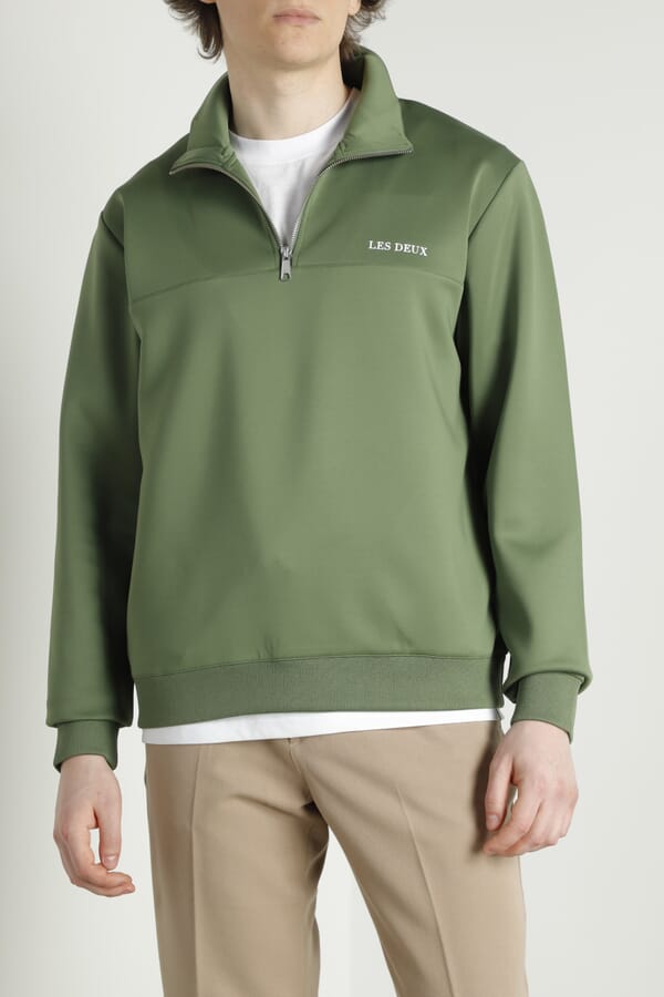 Les Deux Світшот Ballier Half-Zip Track Sweatshirt 00473139_07 №2
