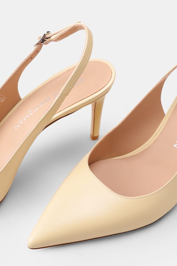 Stuart Weitzman Кожаные туфли-слингбеки 00655962_12 №3