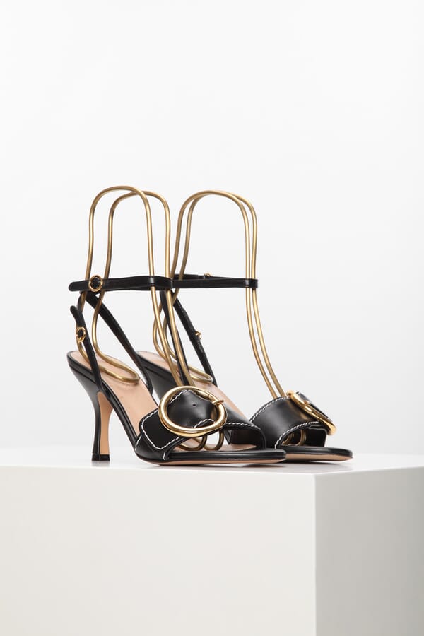 JW Anderson Шкіряні босоніжки 00340577_01  №3