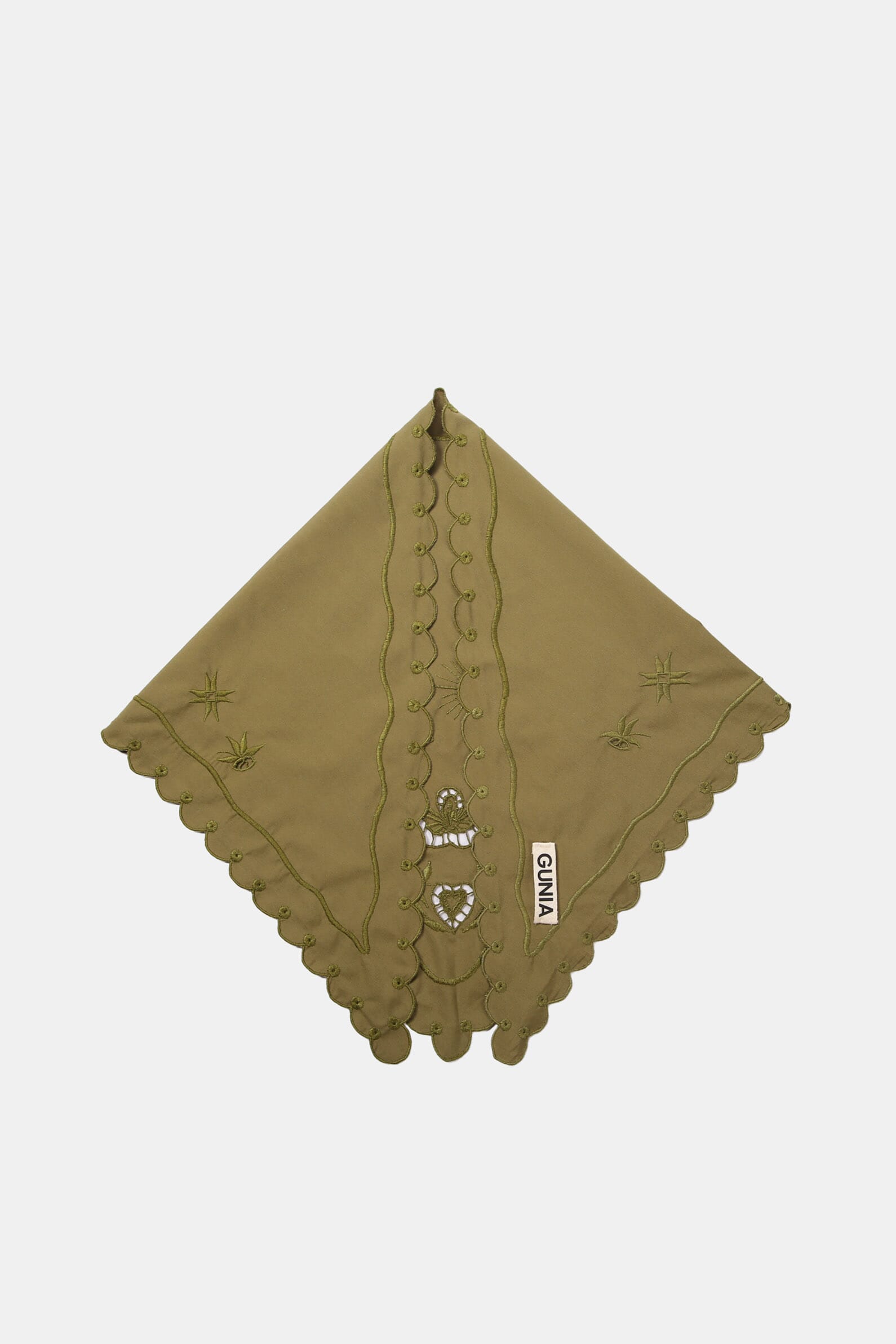 Хлопковый платок-вытынанка